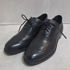 [良品] COLE HAAN ウィングチップ レザーシューズ