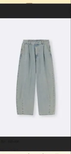 GU　GIRLS バレルレッグジーンズ　JR 150