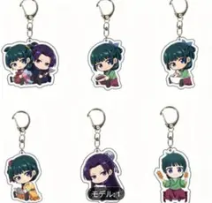 薬屋のひとりごとアクリルキーホルダー 猫猫と壬氏 6cm