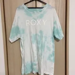 ROXY タイダイ Tシャツ 半袖 水色