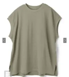 フレンチスリーブTシャツ カーキ