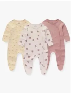 新品未使用　ロンパース3点セット　Mamimaka足カバーつき