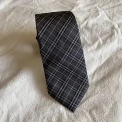 美品　BURBERRY BLACK LABEL バーバリー　チェック柄ネクタイのサムネイル