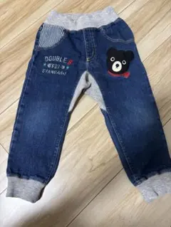 ダブルビー　ズボン　パンツ　デニム生地　90 ミキハウス