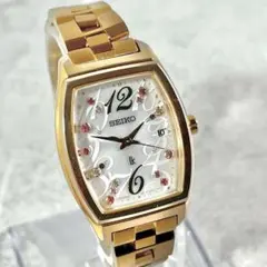 ゴージャス✨ SEIKO ルキア ゴールド 腕時計 ダイヤ レディース 1B22のサムネイル
