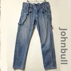 Johnbullジョンブル　サスペンダールーズワークパンツ　ボタンフライのサムネイル