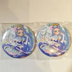 アイカツ！ チーズソフトクッキー 缶バッジ 藤堂ユリカ 有栖川おとめ