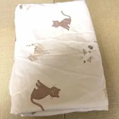 猫柄　掛け布団カバー　ねこ　ネコ　セミダブル