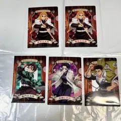 鬼滅の刃 ダイソー ミニクリアファイルガム 煉獄 炭治郎 胡蝶 悲鳴嶼