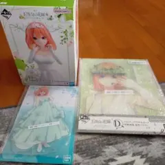 五等分の花嫁一番くじ中野四葉 1/7 フィギュアとアクリルボードセット