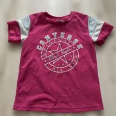 CONVERSE キッズ Tシャツ ピンク 半袖　130cm