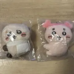 ちいかわ　ぬいぐるみクリップ2　ラッコ　古本屋さん カニちゃん