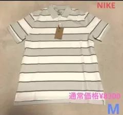NIKE DRI-FIT ストライプ ポロシャツ M