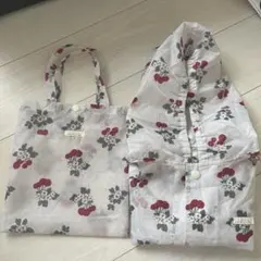 futafutaチェリー花柄レインコート120cmのサムネイル