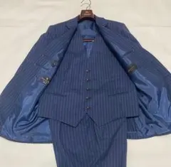 値下げ　美品m.f.editorial 高品質3ピース セットアップ スーツ M