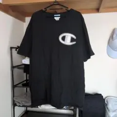 Champion ブラック Tシャツ X-LARGE