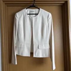 ほんわかピンク色 ノーカラージャケット 日本製９号