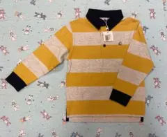 ★新品★プチバトー★ストライプポロシャツ 104★