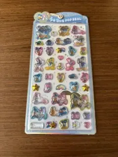 うるちゅるポップシール　ディズニー　ドナルド　デイジー