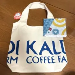 KALDI 2025トートバッグ　もへじ手ぬぐいエコバッグ（巳）付き
