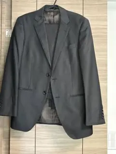 美品▲正規品 イタリア MARLANE マルラーネ PRIMATIST生地使用 ファインメリノウール シングル ブラックスーツ ストライプ織柄 96AB5 スーツ 98A8 イタリア高級生地 PRIMATIST MARLANE ネイビー|mercari