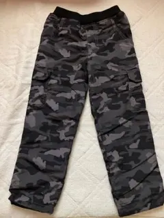 迷彩柄カーゴパンツ（グレー）