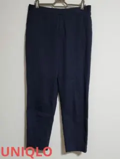 UNIQLO　スマートアンクルパンツ　ネイビー