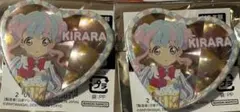 アイカツスターズ 花園きらら ハート型缶バッジ 2個セット - メルカリ