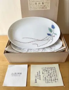 中皿 十三代柿右衛門 ウズラ 共箱 額皿 - メルカリ
