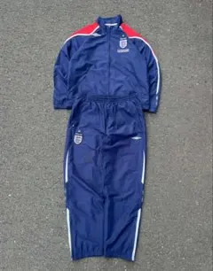 激レア　00s UMBRO イングランド　セットアップ　ウィンドブレイカー