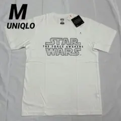 【新品タグ付】ユニクロ UT スターウォーズ フォースの覚醒 Tシャツ 白 M