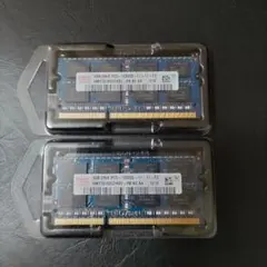 hynix DDR3 ノートPC用メモリ 4GB 2枚セット