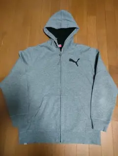 Puma グレー フルジッパーパーカー