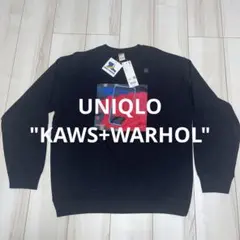 【新品・未使用】UNIQLO KAWS+WARHOL スウェット　黒