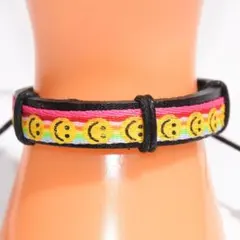 ★革ブレスレット★にこちゃん★ニコちゃん★新品★Ｙ６４