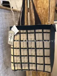 最終値下げ Tricoteトリコテ【新品】技ありな逸品チェックトート