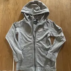 NIKE グレー フルジップパーカー 140