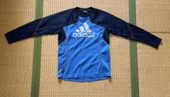 adidas 青黒 長袖カットソー