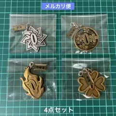 【4点セット】鬼滅の刃　鐔(鍔)チャームコレクション　杏寿郎　実弥　カナヲ　蜜璃