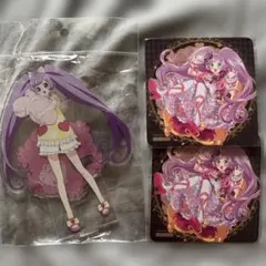 真中らぁら 大プリパラ展 アクリルスタンド&キーホルダー&缶バッジ