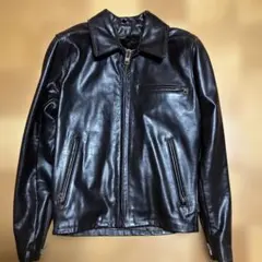 チンクアンタ Cinquanta シングル ライダースジャケット 羊革 44