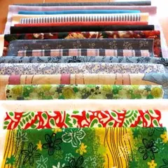 綿生地セット プリント 花柄 ハギレセットまとめ売り カットクロス布地