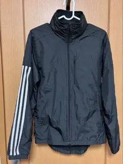 adidas 黒 アディダス ナイロンジャケット Sサイズ