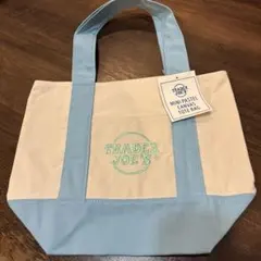 TRADER JOE'S ミニパステルキャンバストートバッグ