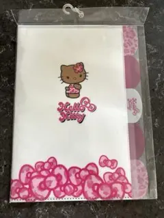日焼け　キティ　クリアファイル　5ポケット　A4