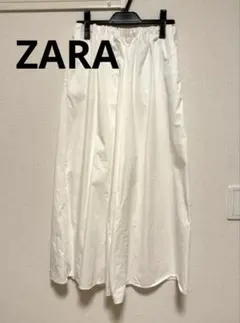 ZARA ホワイト キュロットパンツSサイズ