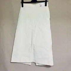 新品　UNIQLO ユニクロ　デニムジャージースカート　オフホワイト　Mサイズのサムネイル