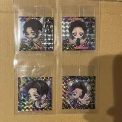 鬼滅の刃　ウエハース　シール　胡蝶しのぶ　ホロ　レア　4枚