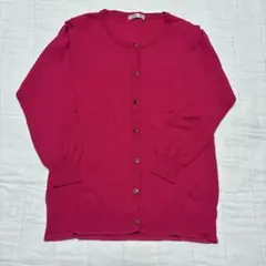 GLACIER ピンク カーディガン Mサイズ