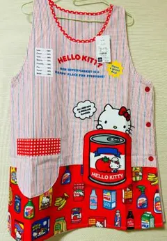 ハローキティ　エプロン　保育士